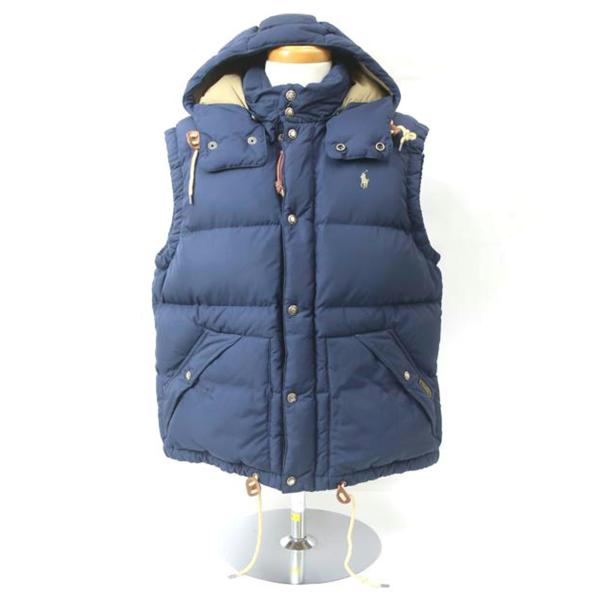 POLO RALPH LAURENポロラルフローレンのダウンベスト　ベージュ　M POLO RALPH LAUREN（ダウンベスト ・ ベージュ系）のフリマ