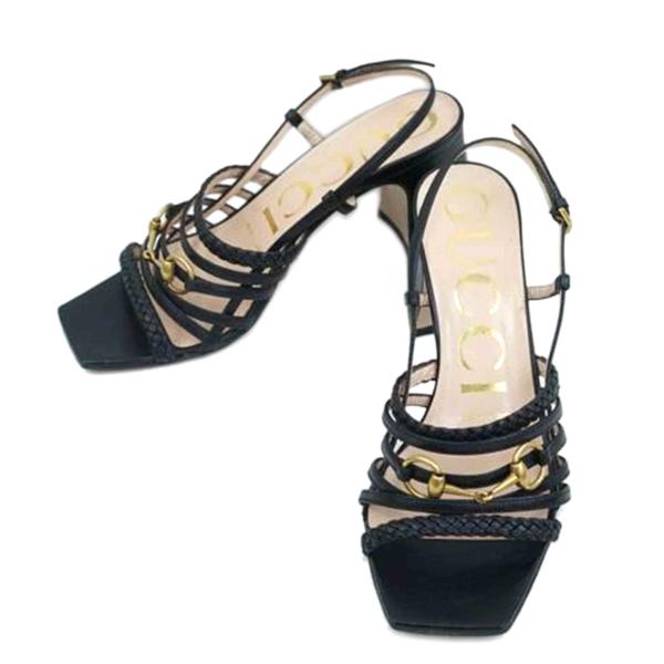 GUCCI・グッチ・サンダル・ゴールド金具・ストラップ・22.5cm相当 GUCCI・グッチ・サンダル・ゴールド金具・ストラップ・22.5cm