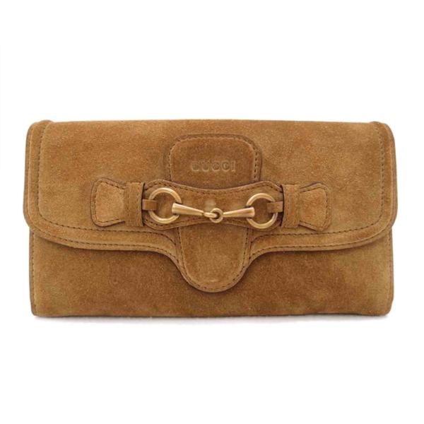 GUCCI（グッチ） グッチ/ホースビット二つ折り長財布/ブラウン/382274