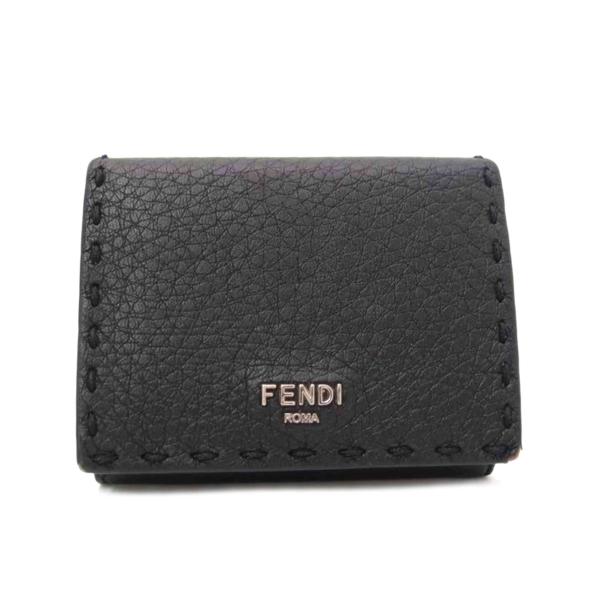 FENDI フェンディ/セレリアコンパクト財布/ブラック/082*****/ABランク/69【中古】 FENDI（フェンディ） フェンディ/セレリアコンパクト財布/ブラック/082