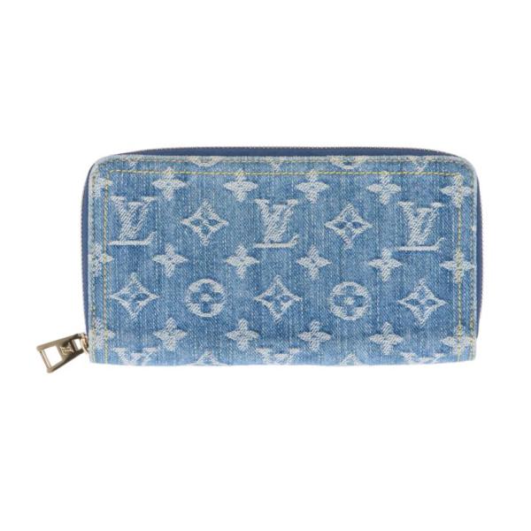 【新型美品】ルイヴィトン モノグラム デニム ジッピーウォレット M82958 LOUIS VUITTON ルイ・ヴィトン/ジッピー・ウォレット/モノグラム