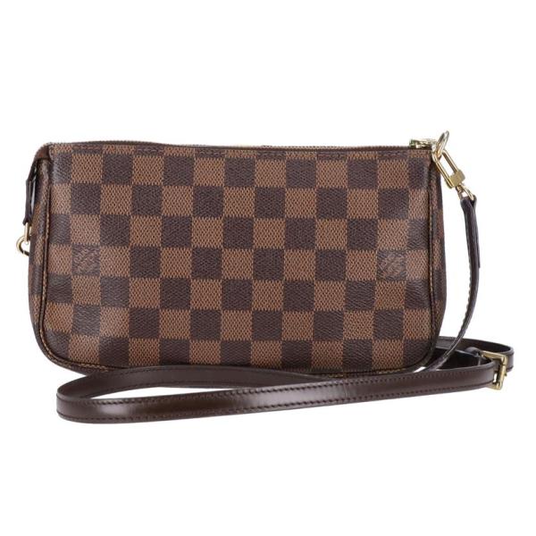 LOUIS VUITTON ルイ・ヴィトン/ポシェット・アクセソワール/ダミエ・エベヌ/ストラップ/N51985/CA1***/Aランク/75【中古】 LOUIS VUITTON（ルイ・ヴィトン） ルイ・ヴィトン/ポシェット・アクセ
