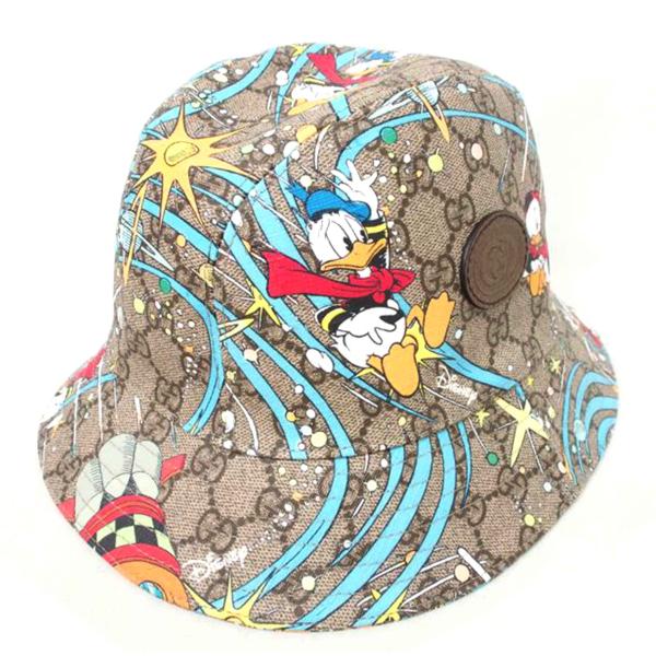 GUCCI グッチ/GGスプリーム/ドナルドダック/バケットハット/646644/4HA