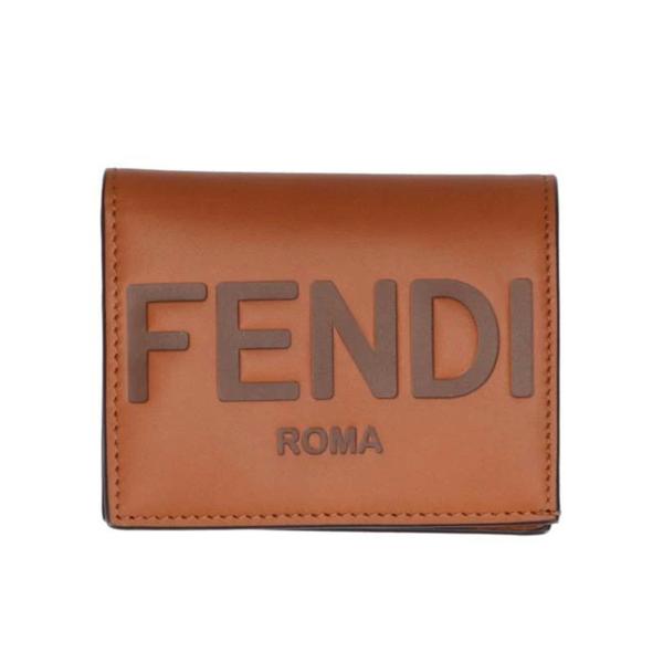FENDI フェンディ/ローマロゴスモールウォレット/ブラウン/8M0420/SAランク/78【中古】 FENDI（フェンディ） フェンディ/ローマロゴスモールウォレット