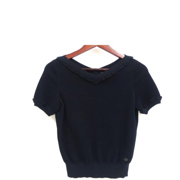 CHANEL シャネル/半袖コットンニット/P53691K06984/ABランク/82【中古  