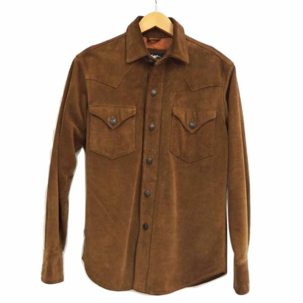 HARLEY DAVIDSON スウェード レザー シャツ XL HARLEY DAVIDSON スウェードレザー ウエスタンシャツ ジャケット