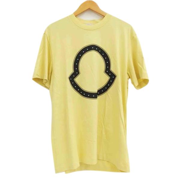 MONCLER（モンクレール） MONCLER/スタッズプリントTシャツ/イエロー