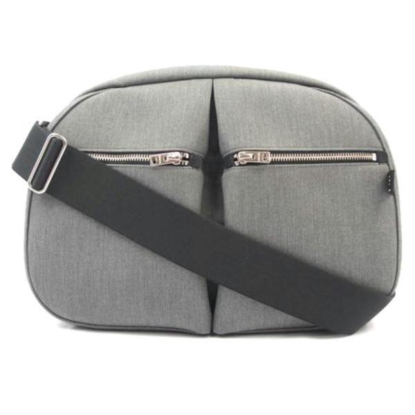 PORTER グレー ショルダーバッグ PORTER】グレー ナイロン ショルダーバッグ - メルカリ
