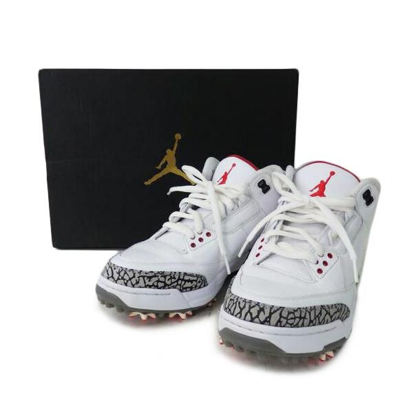 NIKE ナイキ/JORDAN3 ゴルフシューズ/AJ3783-100/26cm/ゴルフ用品/Aランク/84【中古】 br>NIKE ナイキ/JORDAN3 ゴルフシューズ/AJ3783-100/26cm/A