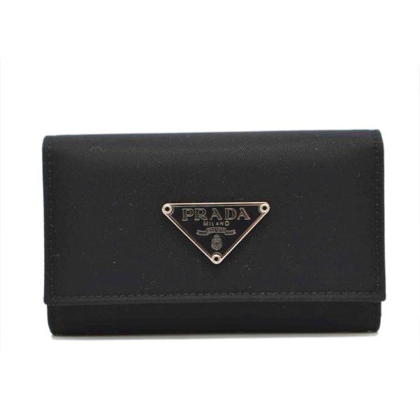PRADA プラダ/テスートナイロンキーケース6/ネロ/M222/67/SA