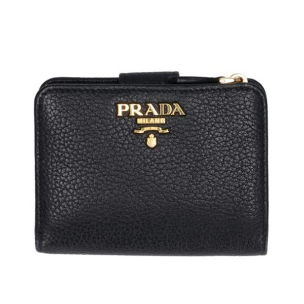 PRADA（プラダ） プラダ/L字ラウンドレザーウォレット/VITELLO GRAIN