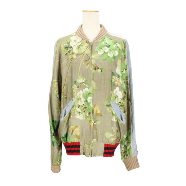 GUCCI グッチ スカジャン 緑 グレー 44 GUCCI グッチ スカジャン 緑 グレー 44 GUCCI グッチ スカジャン