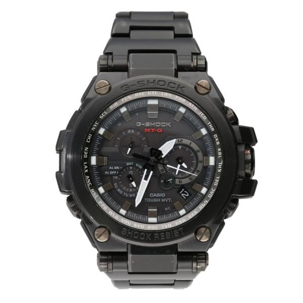 ヒ*ロ様 [美品]G-SHOCK ブラック クロノグラフ S1000BD CASIO（カシオ） カシオ/MTG/電波ソーラークロノグラフ/MTG-S1000BD