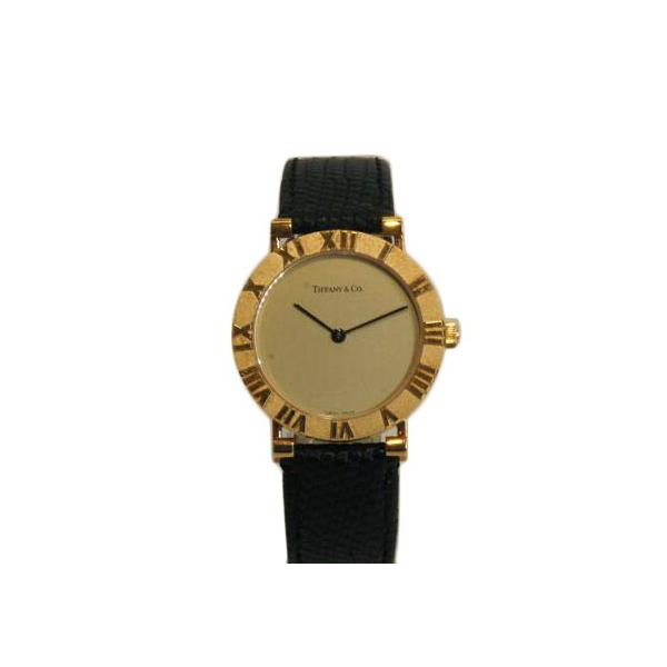 Tiffany & Co./ティファニー アトラス 18K/750純正ベルト TIFFANY&Co ティファニー/K18アトラスレザーベルトQZ/M0630/62