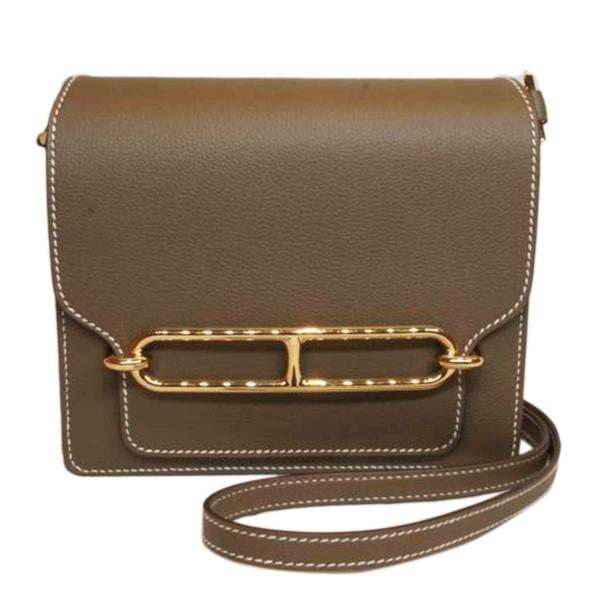 HERMES エルメス/ルリミニ18/エヴァーカラー/エトゥープ/GD金具/W/Aランク/92【中古】 HERMES（エルメス） エルメス/ルリミニ18/エヴァーカラー/エトゥープ