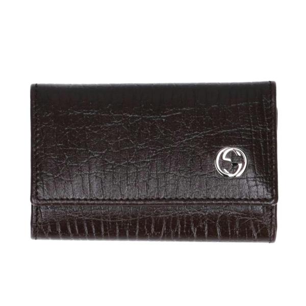 GUCCI グッチ インターロッキングG キーケース 6連 ブラック GUCCI（グッチ） グッチ/インターロッキング6連キーケース/115225/095