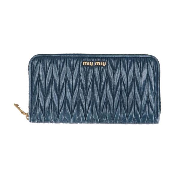 miu miu（ミュウミュウ） ミュウミュウ/マテラッセ長財布/203/Bランク