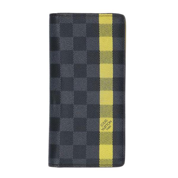 LOUIS VUITTON ルイヴィトン/ポルトフォイユ・ブラザ/ダミエグラフィット/ストライプジョーヌ/N60089/不鮮明/ルイ・ヴィトン/ABランク/85【中古】 LOUIS VUITTON（ルイ・ヴィトン） ルイヴィトン/ポルトフォイユ