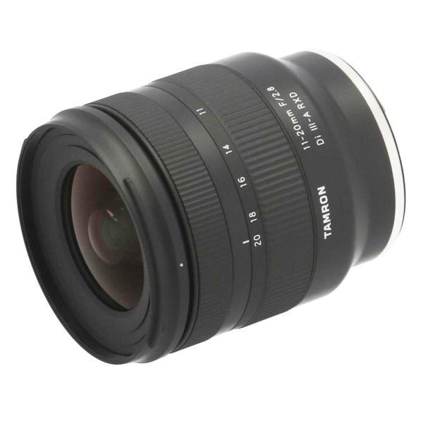 TAMRON SONY E タムロン/交換レンズ/11-20mm F2.8 Di III-A RXD/018275/ABランク/42【中古】 TAMRON（タムロン） TAMRON SONY E タムロン/交換レンズ/11-20mm F2.8