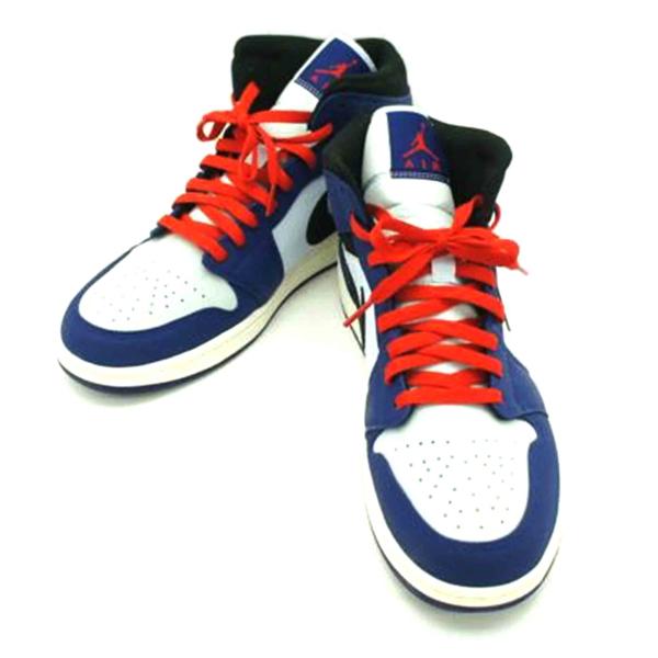 NIKE ナイキ/AIR JORDAN 1 MID SE 青/852542-400/ABランク/42【中古】 NIKE（ナイキ） ナイキ/AIR JORDAN 1 MID SE 青/852542-400/ABランク
