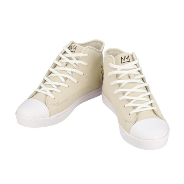 SANGACIO サンガッチョ/NYU'S HI ハイカットスニーカー アイボリー/AB