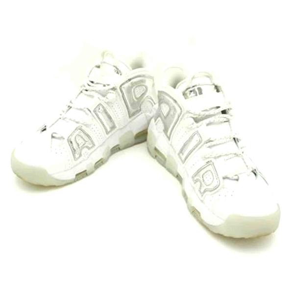 NIKE ナイキ/AIR MORE UPTEMPO 白×銀/917593 100/ABランク/42【中古】