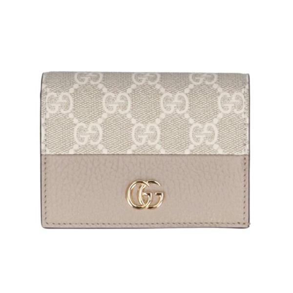 GUCCI グッチ/ダブルG コンパクトウォレット/658610/203***/SAランク/70【中古】 GUCCI（グッチ） グッチ/ダブルG コンパクトウォレット/658610/203