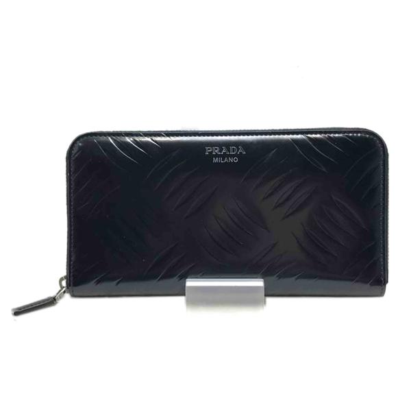 PRADA（プラダ） プラダ/ブラッシュドレザー長財布/2ML317/IC/Aランク
