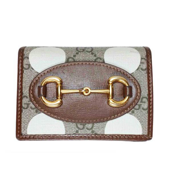 GUCCI グッチ/GGスプリーム ホースビット 二つ折り財布/621887