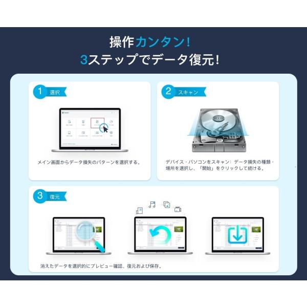 Pcがクラッシュしてもデータ復元可能 Wondershare Recoverit Ultimate Win版 ビデオ オーディオ復元 Hdd Sdカード Usb復元 ワンダーシェアー Buyee Buyee 日本の通販商品 オークションの代理入札 代理購入