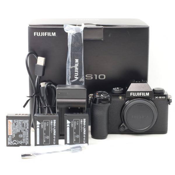 富士フイルム - ■ほぼ新品■ミラーレスデジタルカメラ ボディ F X-S10 ブラック 富士フイルム(FUJIFILM) ミラーレスデジタルカメラ X-S10 ボディ