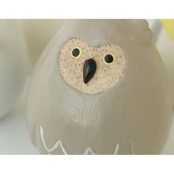 ふくろう フクロウ 天然木 置き物 置物 : 手づくり家具 ウッド