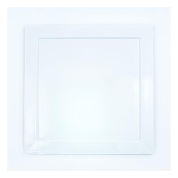 白磁 スクエア・ディナープレート 大皿 プレート 皿 角皿 有田焼 福泉