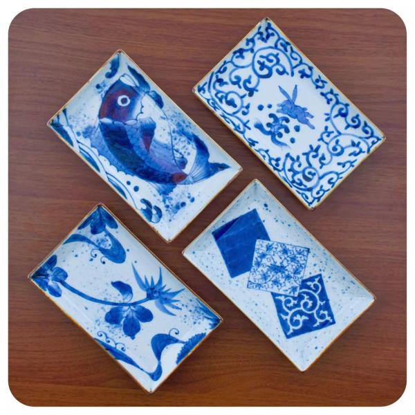 有田焼 一閑人 角皿 四方皿 皿 取り皿 5枚 有田焼 一閑人 角皿 四方皿 皿 取り皿 5枚