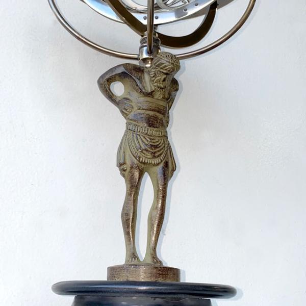 天球儀 インテリア雑貨 オブジェ アンティーク アトラス像 ギリシャ