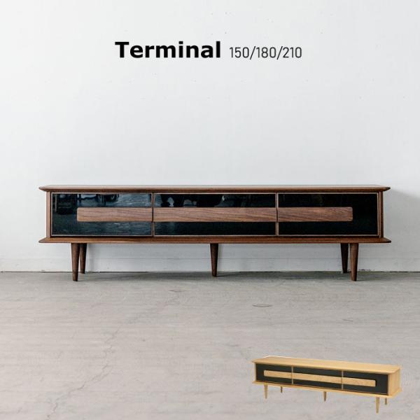 高級感あるスタイリッシュな漆黒のシンプルテレビ台 6040_main.jpg