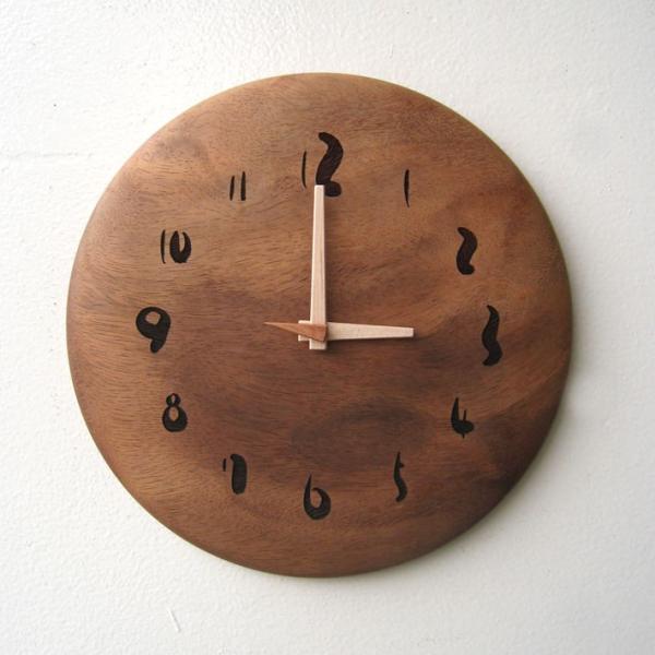 壁掛け時計 壁掛時計 置時計 スタンドクロック おしゃれ 北欧 モンキーポッド 木製 スーパーセール 30cm 時計 掛け時計 ギフト 天然木