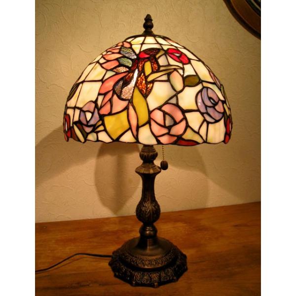 テーブルランプ ステンドグラス インテリアランプ おしゃれ 業界no 1 アンティーク フェアリー 妖精 照明 プレゼント ガラス照明