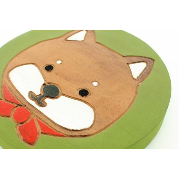 スツール キッズチェア 犬 柴犬 dog いぬ しばけん 天然木 木製 子供用