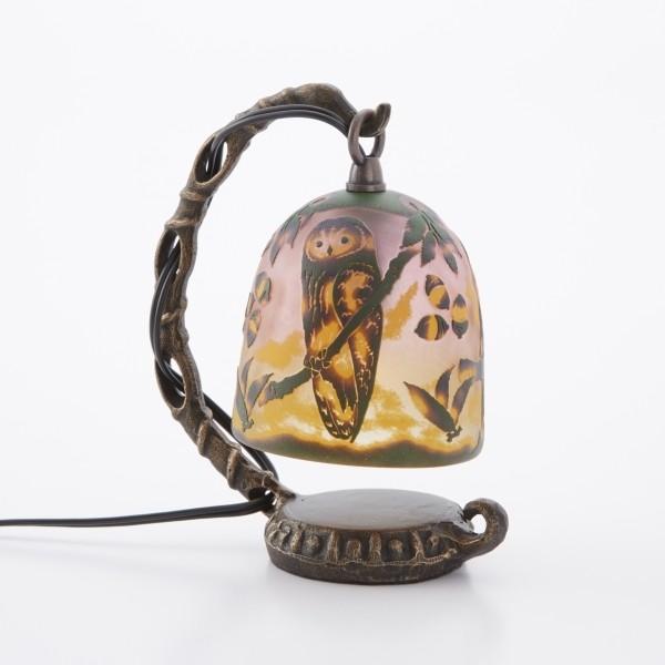 美品 フクロウ 梟 ふくろう アンティークランプ 卓上照明 ランプ ふくろう フクロウ 梟 アートミラージュ 国産