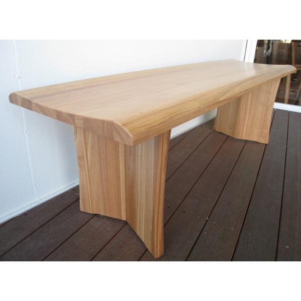 ベンチ 一枚板 木製 タモ無垢 ベンチチェア 長椅子 北欧 天然木