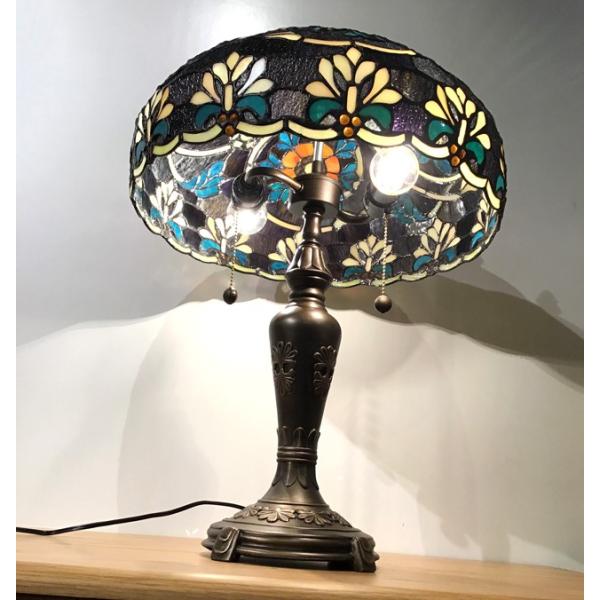テーブルランプ ステンドグラス インテリアランプ おしゃれ アンティーク 照明 プレゼント花柄 在庫処分 Flower Floral 花 ガラス照明