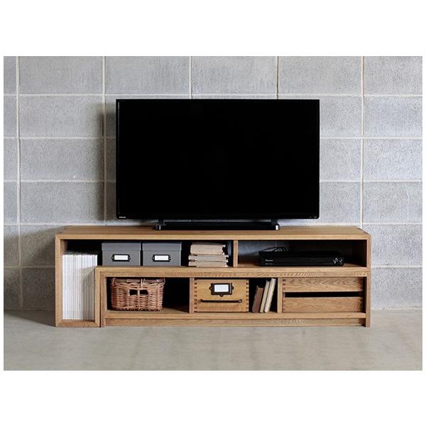 木製TVボード　コレクションボックス　 ダークブラウン PUNT 木製BOX STRAWテレビボード 木製ボックス おしゃれ オーク無垢