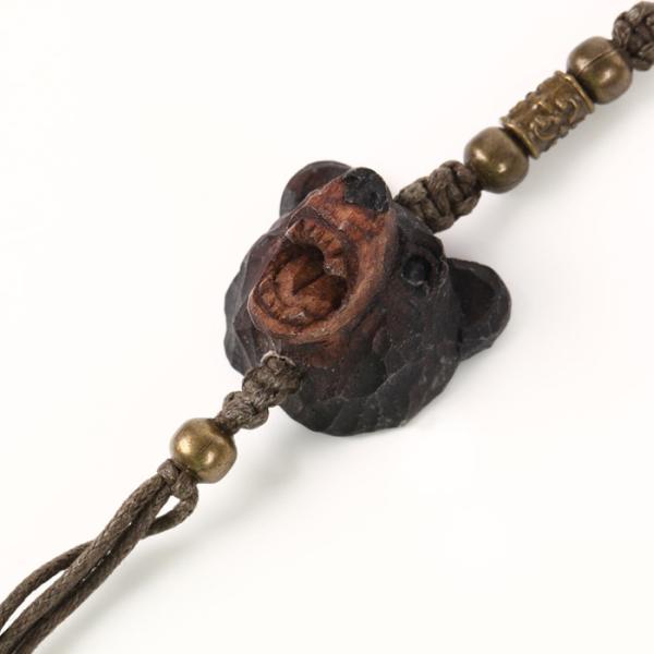 北海道熊ストラップ woodcraftmau_mi-64wp-3d0i