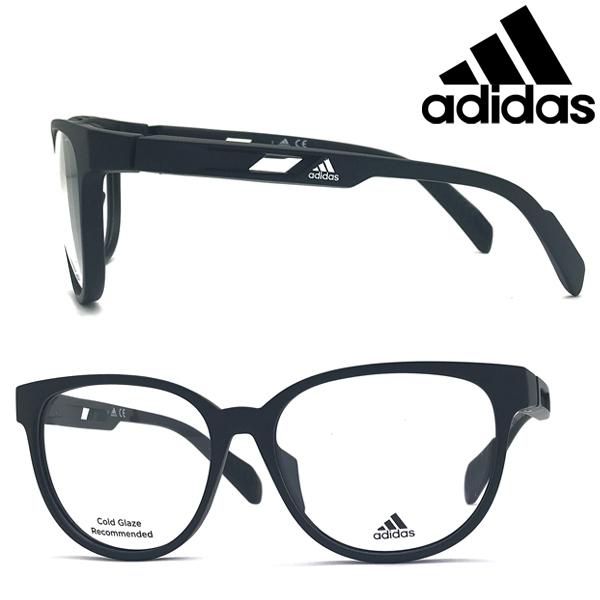 adidas メガネフレーム ブランド アディダス マットブラック 眼鏡