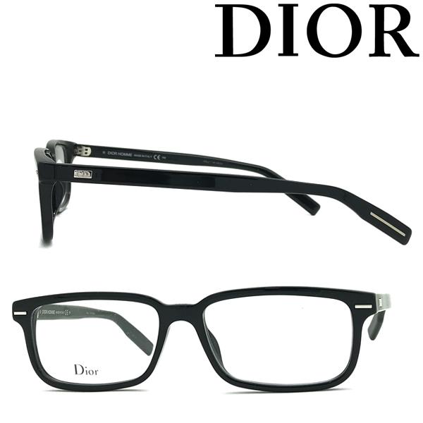 Dior HOMME DIOR メガネフレーム ディオールオム ブランド ブラック 