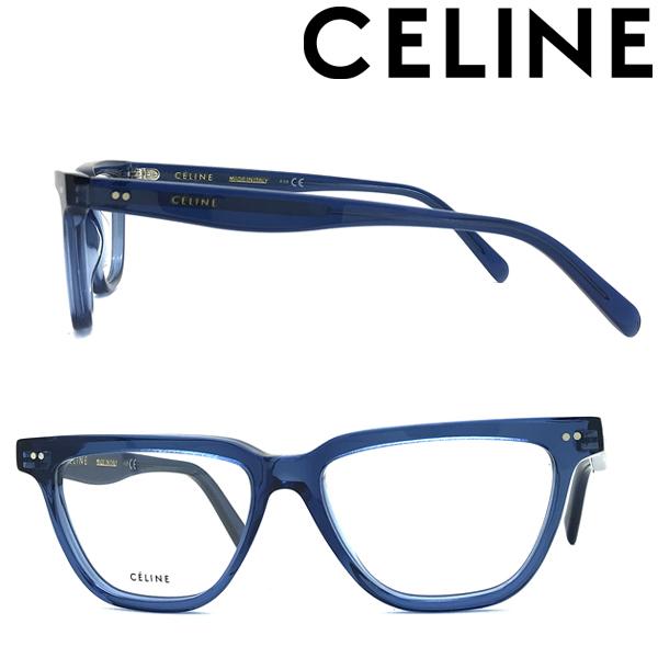 CELINE（セリーヌ） メガネフレーム ブランド クリアーブルー 眼鏡