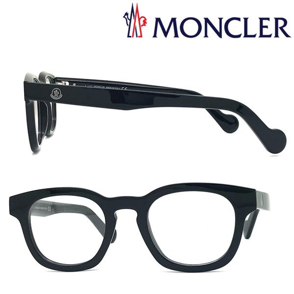 新品未使用 MONCLER モンクレール メガネフレーム ブラック イエロー MONCLER（モンクレール） 【在庫処分特価】MONCLER ブラック メガネ