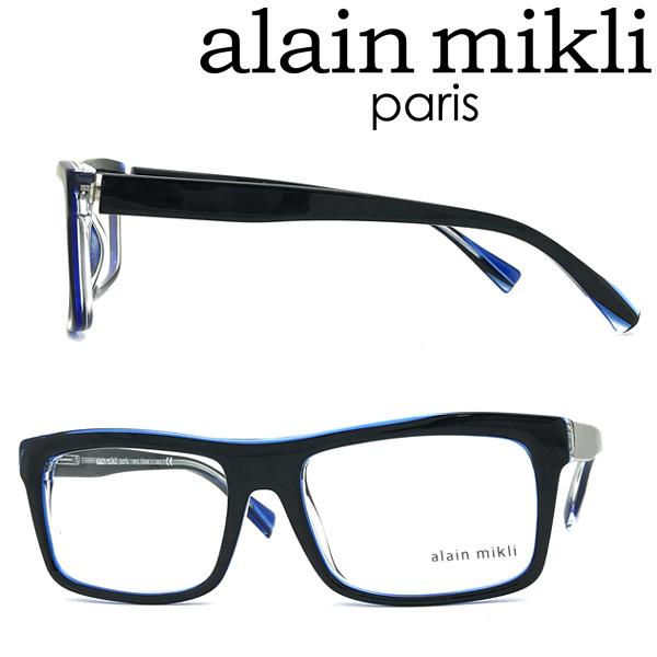 アランミクリ ブラックメガネフレーム アランミクリ メガネ 眼鏡 ALAIN MIKLI A03524 003 : Reminence - 通販