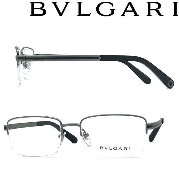 BVLGARI（ブルガリ） ブランド メガネフレーム マットシルバー 眼鏡